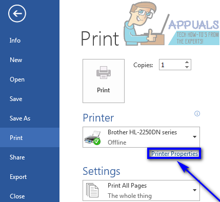 Как печатать в черно-белом формате в Microsoft Word