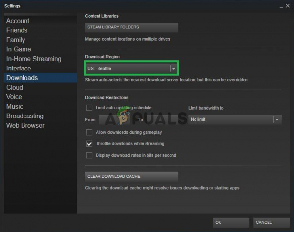 Исправлено: проверка файлов Steam застряла на 0