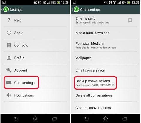 Как сохранить историю чата WhatsApp на Android