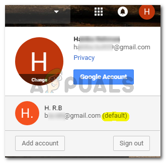 Как изменить учетную запись по умолчанию в Gmail