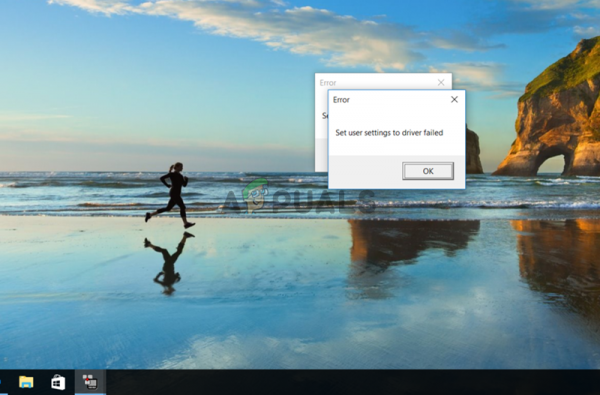 Как исправить ошибку «Установить пользовательские настройки на сбой драйвера» в Windows?