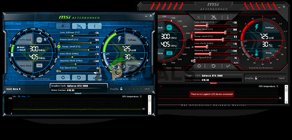 Как исправить неработающий MSI Afterburner?