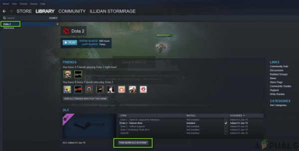 Как установить DLC в Steam?