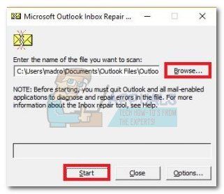 Исправлено: Outlook зависает при обработке