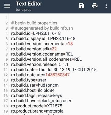 Как отредактировать Android Build.Prop с помощью основных настроек