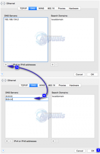 Как изменить DNS в Mac OS X