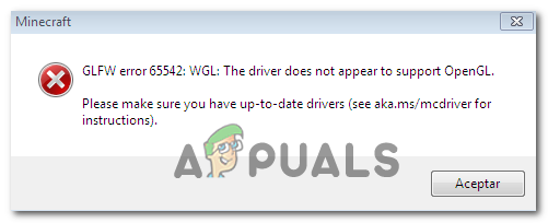 Как исправить ошибку Minecraft GLFW 65542 (драйвер не поддерживает OpenGL)?