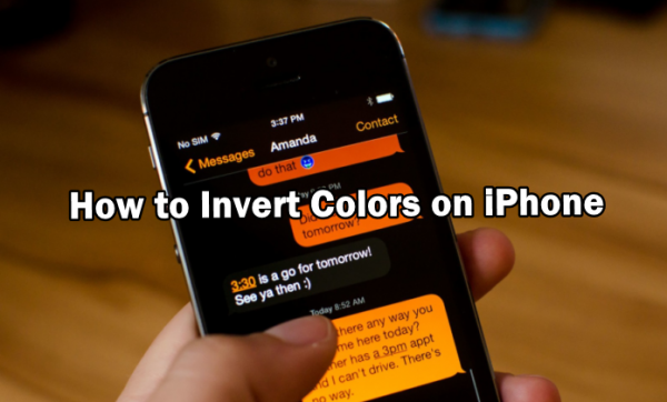 Как инвертировать цвета на iPhone