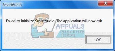 Как исправить ошибку «Не удалось инициализировать smartaudio» в Windows