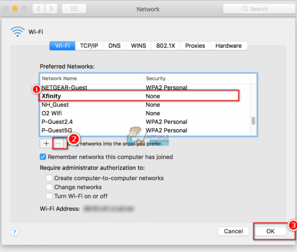 Как отключить Xfinity Wi-Fi на Mac