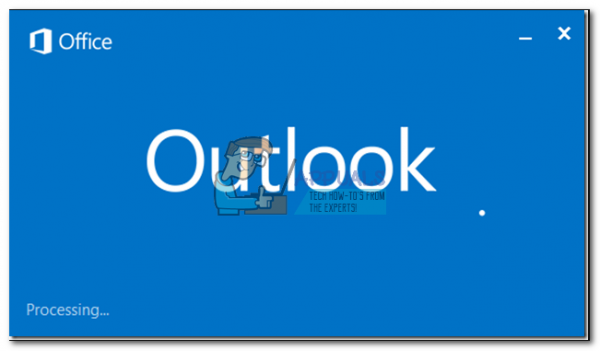 Исправлено: Outlook зависает при обработке