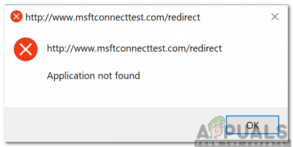 Как исправить ошибку msftconnecttest redirect в Windows 10