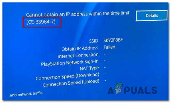 Как исправить код ошибки PS4 CE-33984-7