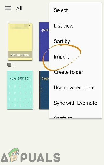 Как импортировать все заметки из приложения Memo на устройствах Samsung