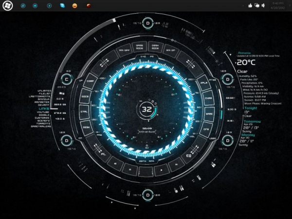 Лучшие скины Rainmeter для Windows 10