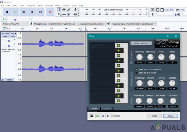 Как установить плагин Autotune в Audacity?